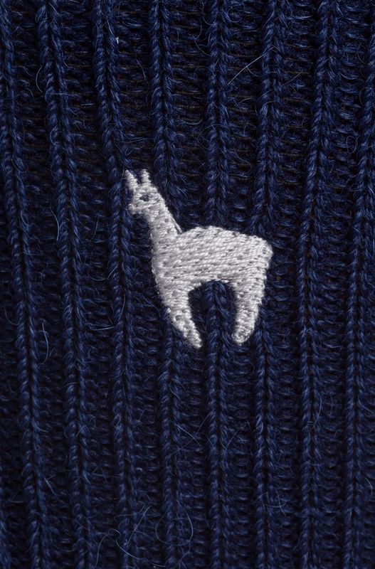 Alpakka sokker, Alpacasoft, blå.