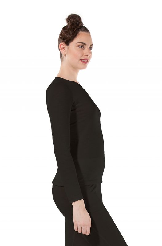 Alpakka undertøy, Overdel, Sort