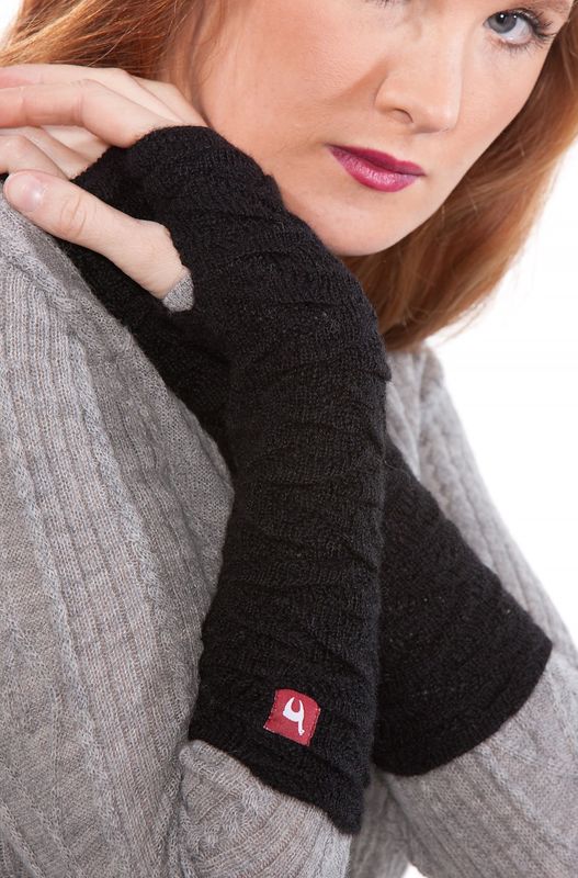 Alpakka pulsvarmer, BIESEN, sort