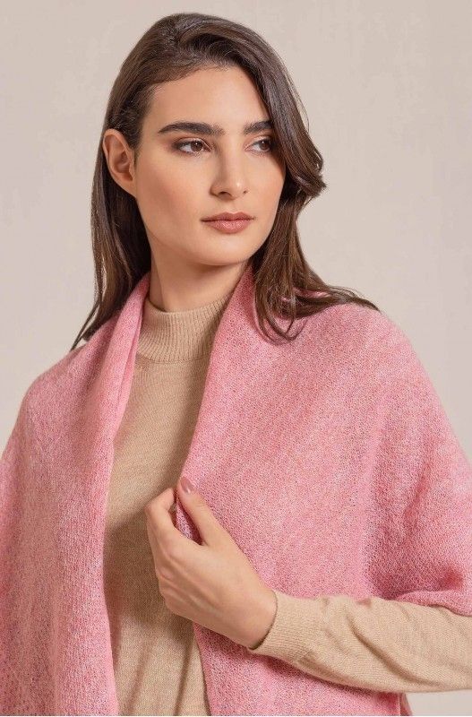 Alpakka skjerf, Vargas, Rosa