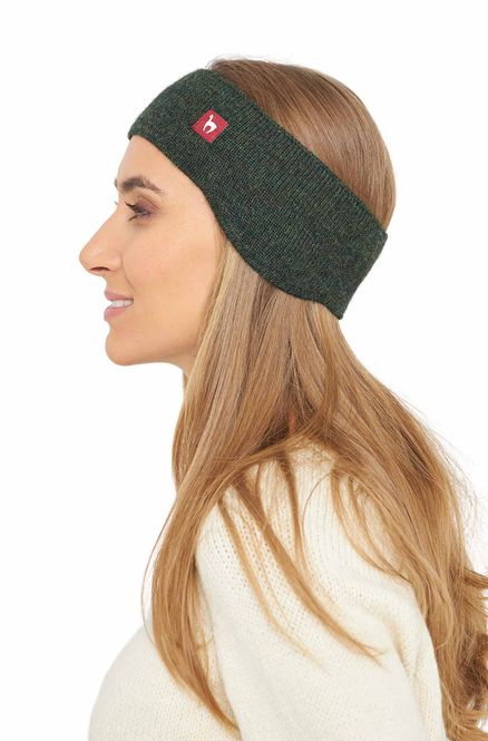 Main Image Alpaca Headband with Ear Warmers - Green