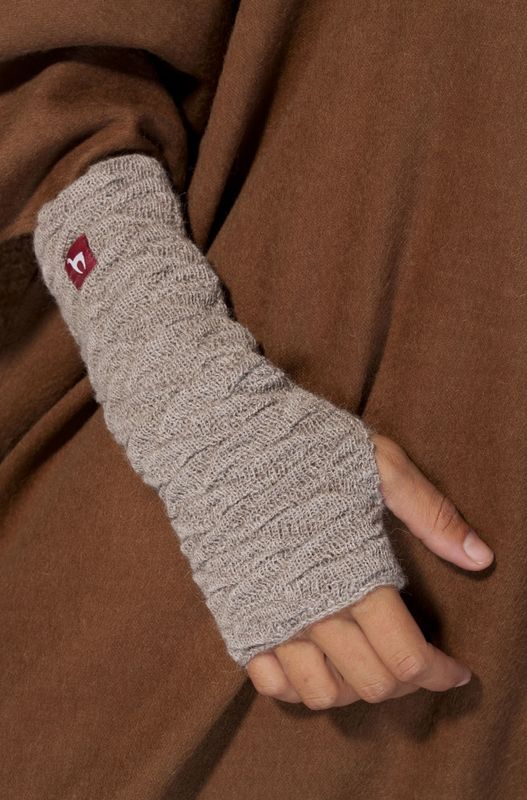 Alpakka pulsvarmer, BIESEN, sand