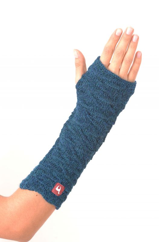 Alpakka pulsvarmer, BIESEN, petrol