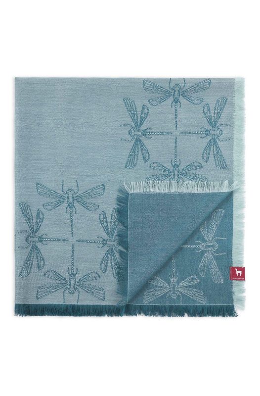 Alpakka skjerf, Libelle, petrol