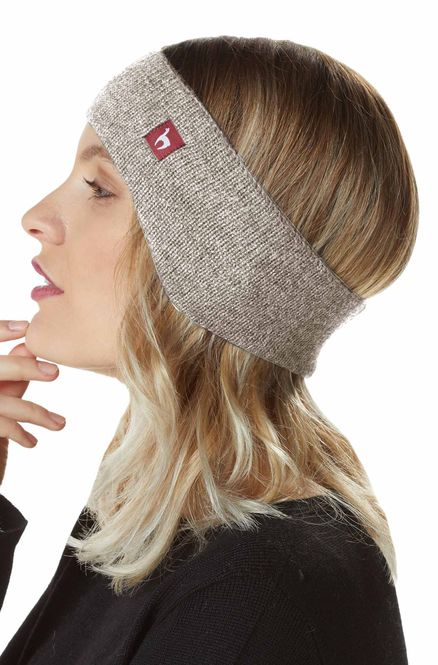 Main Image Alpaca Headband with Ear Warmers - Sand