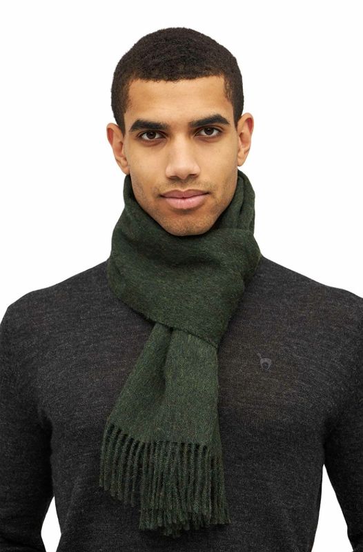 Alpakka skjerf, UNI, Grønn