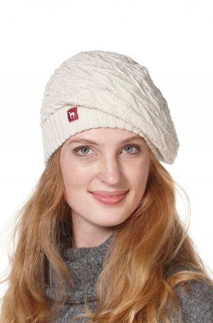 Hovedbilde Alpakka lue, BIESEN Beret, hvit