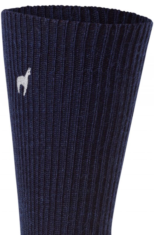 Alpakka sokker, Alpacasoft, blå.