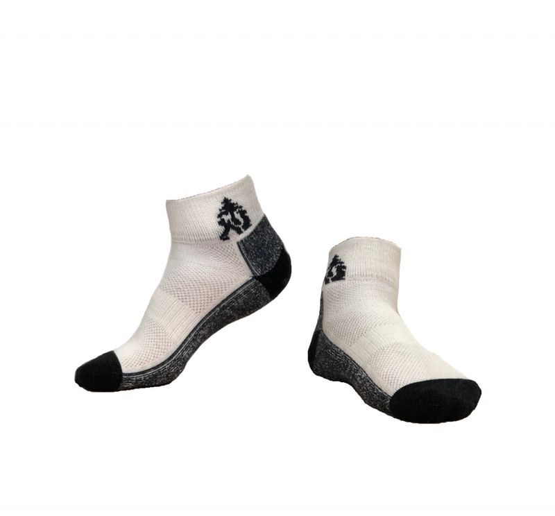 Alpakka ankelsokk, Hvit