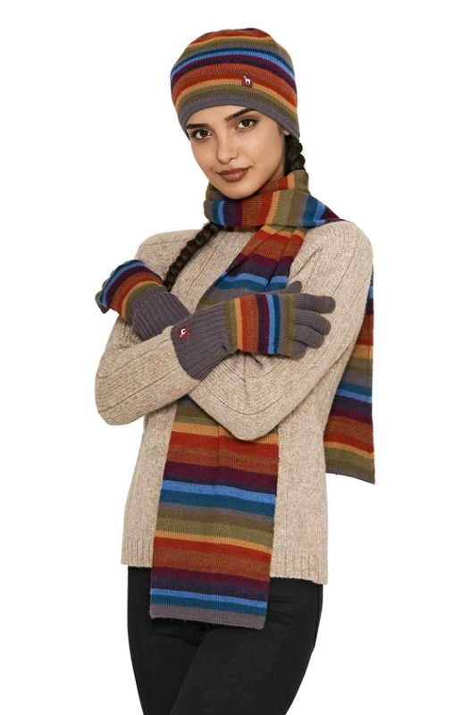 Arco Iris Lue + Skjerf + Puslvarmer