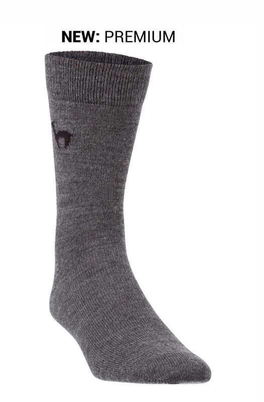 Alpakka sokker, Business Premium,  Grå